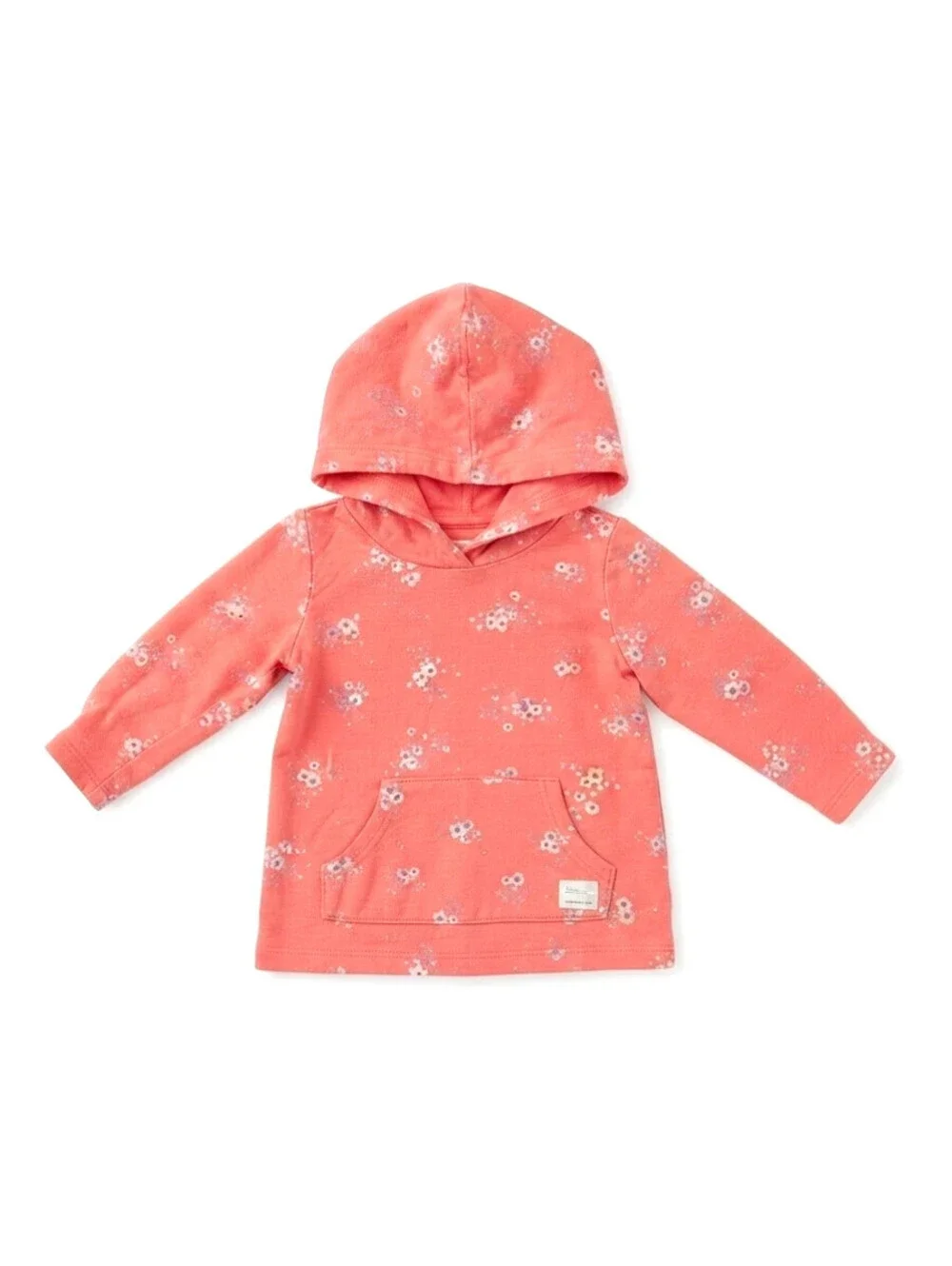 Carter's Floral Hoodie & Circo Heart Leggings sz 18 Months